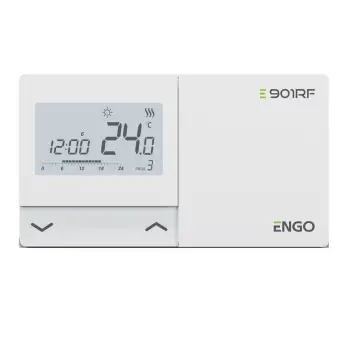 ENGO CONTROLS E901RF Programowany, bezprzewodowy regulator temperatury